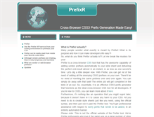 Tablet Screenshot of prefixr.com